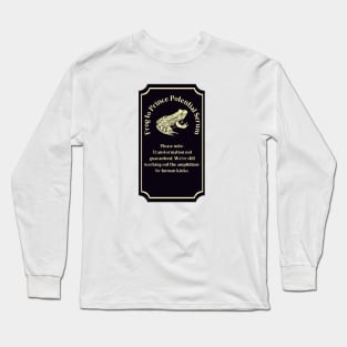 Potion Label: Frog to Prince Potential Serum, Halloween Long Sleeve T-Shirt